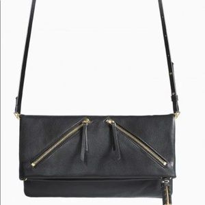 Stella & Dot 4way Covet leather clutch